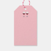 赤ワイン愛好家の応援 ギフトタグ (裏面)