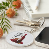 赤ワイン時間 キーホルダー (正面右)