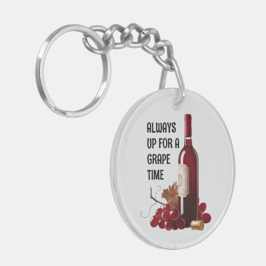 赤ワイン時間 キーホルダー (正面左)