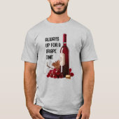 赤ワイン時間 Tシャツ (正面)