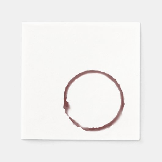 赤ワイン染色カクテルナプキン スタンダードカクテルナプキン (正面)