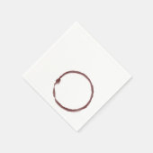 赤ワイン染色カクテルナプキン スタンダードカクテルナプキン (角)