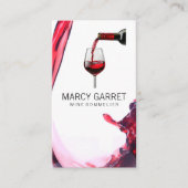 赤ワイン注 | 名刺 (正面)