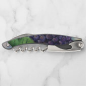 赤ワイン葡萄アートカスタムデザインコルクスクリュー ソムリエナイフ (裏面)