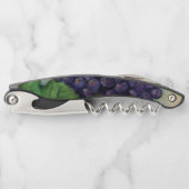 赤ワイン葡萄アートカスタムデザインコルクスクリュー ソムリエナイフ (正面)