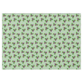 赤ワイン葡萄オンライムグリーン テーブルクロス (正面(横))