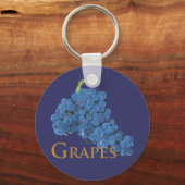 赤ワイン葡萄 キーホルダー (正面)