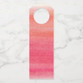 赤ワイン試飲ボトル番号ラベル ボトルネックタグ (裏面)