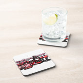 赤ワイン赤バレンタイン コースター (右側)