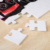 赤ワイン赤バレンタイン ジグソーパズル (側面)