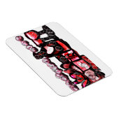 赤ワイン赤バレンタイン マグネット (右側)