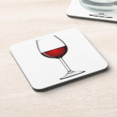 赤ワイン1杯 コースター (左側)
