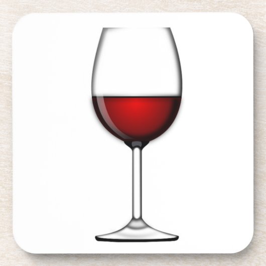 赤ワイン1杯 コースター (正面)