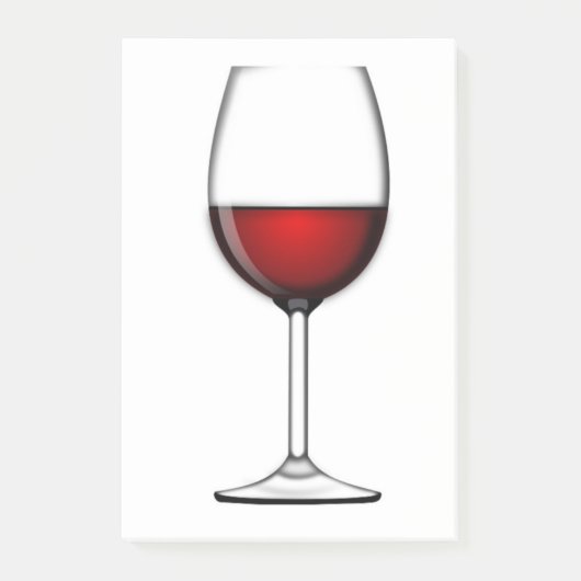 赤ワイン1杯 ポストイット (正面)