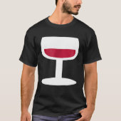 赤ワイン1杯 Tシャツ (正面)