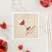 赤ワイン，カクテルお洒落紙ナプキンス スタンダードカクテルナプキン (インサイチュ)