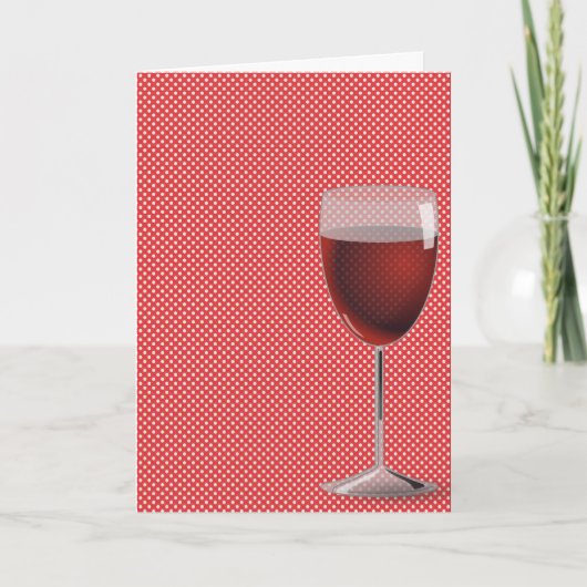 赤ワイン カード (正面)