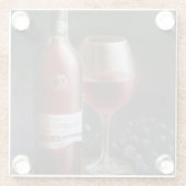 赤ワイン ガラスコースター (裏面)