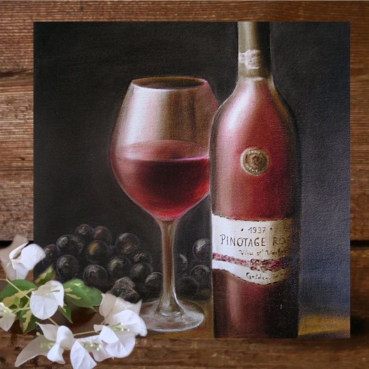 赤ワイン ガラスコースター