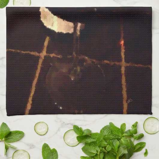 赤ワイン キッチンタオル (折り畳み)