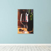 赤ワイン キャンバスプリント (インサイチュ (ウッドフロア))