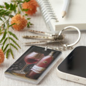 赤ワイン キーホルダー (正面右)