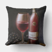 赤ワイン クッション (正面)