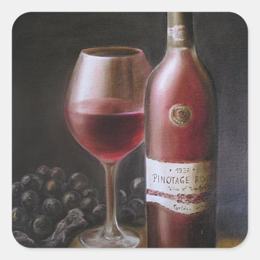 赤ワイン スクエアシール (正面)