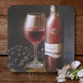 赤ワイン スクエアペーパーコースター