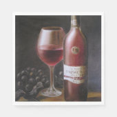 赤ワイン スタンダードランチョンナプキン (正面)