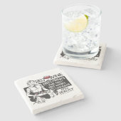 赤ワイン ストーンコースター (横)