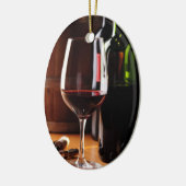 赤ワイン セラミックオーナメント (左)