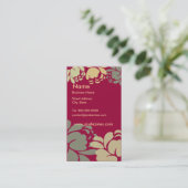 赤ワイン·ツバキ·プロファイル·カード、名刺 名刺 (スタンド正面)