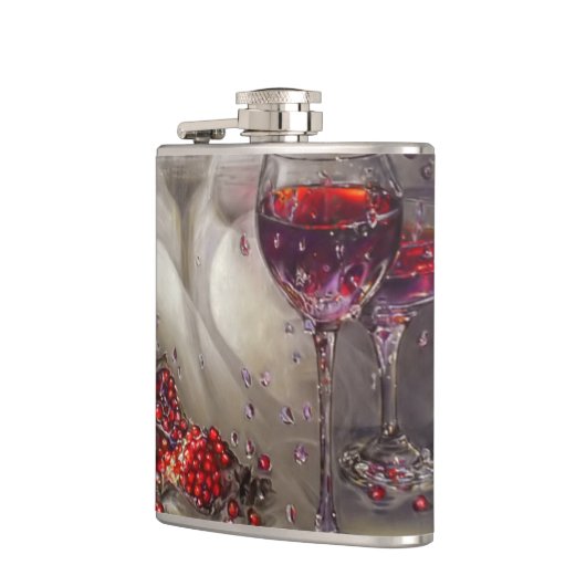 赤ワイン フラスク (左)