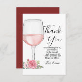 赤ワイン,フローラ,サンキューカード サンキューカード (正面/裏面)