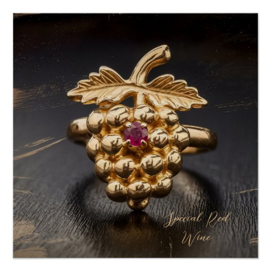 赤ワイン ポスター (正面)