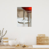 赤ワイン。 ポスター (キッチン)