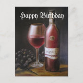 赤ワイン ポストカード (正面)