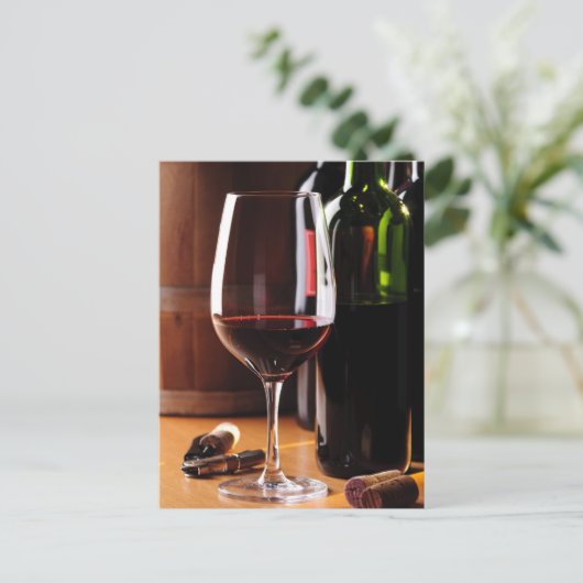 赤ワイン ポストカード (スタンド正面)