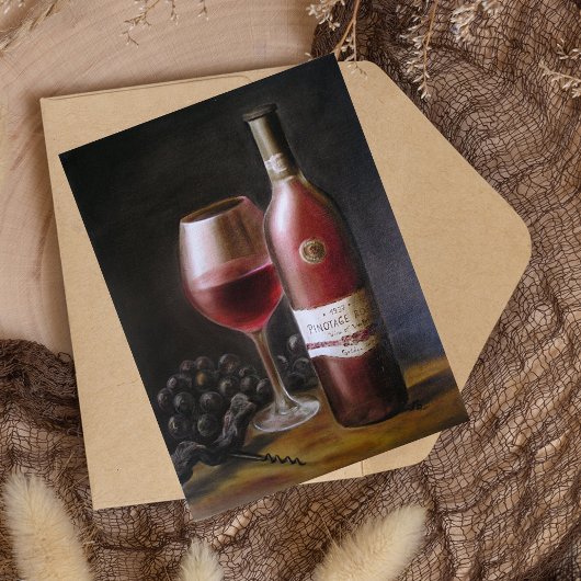 赤ワイン ポストカード