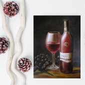 赤ワイン ポストカード