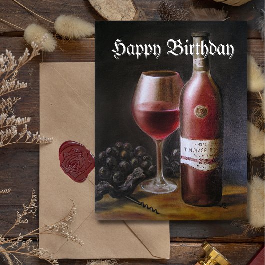 赤ワイン ポストカード