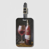 赤ワイン ラゲッジタグ (正面縦)