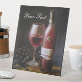 赤ワイン 台座サイン (インサイチュ)