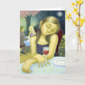 赤ワイン- Lora Shelley著… カード (黄色い花)