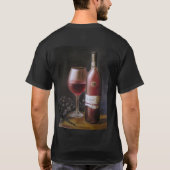 赤ワイン Tシャツ (裏面)