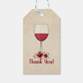 赤ワイ結婚ンの誕生日お感謝していりギフトラベル ギフトタグ