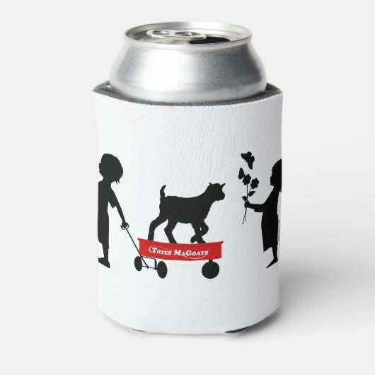 赤ワゴンかわいいヤギと子供のトートマヤギ 缶クーラー (缶裏面)