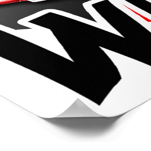 赤ワゴン ポスター (角)