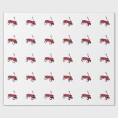 赤ワゴン ラッピングペーパー (フラット)